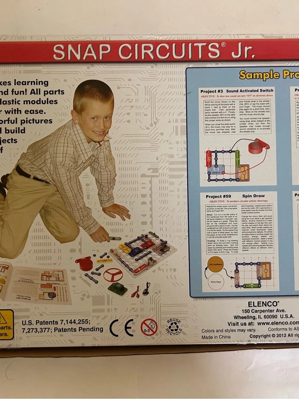 Elenco Snap Circuits Building Discovery Electronics Model SC-100 Complete STEM